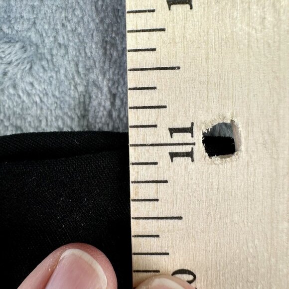 Coldwater Creek Bootcut Trouser Size 14 Black Flat Front, Side Pockets Tab Front - Picture 5 of 12